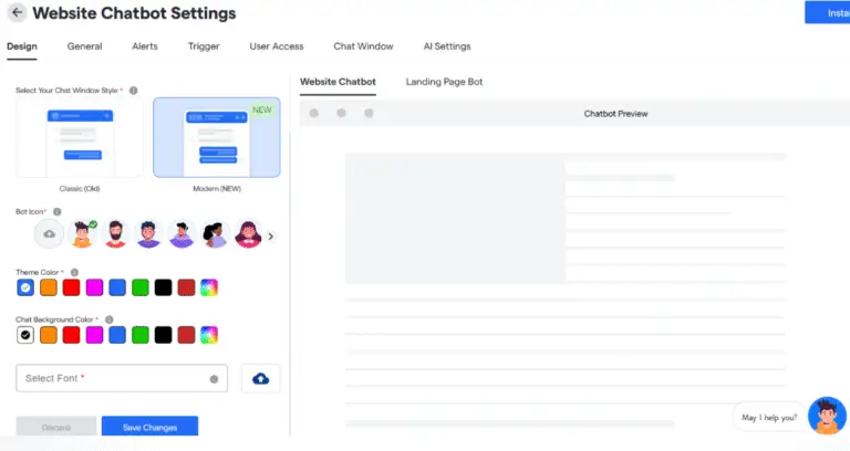 best AI chatbot for website
